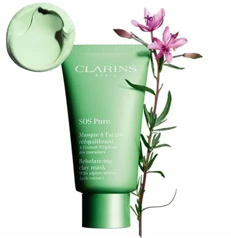 Clarins SOS Pure Rebalancing Clay Mask jílová maska 75 ml