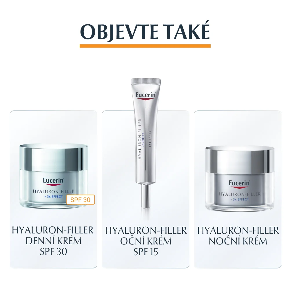 Eucerin Hyaluron-Filler + 3x Effect Vitamin C booster proti vráskám 3x8 ml