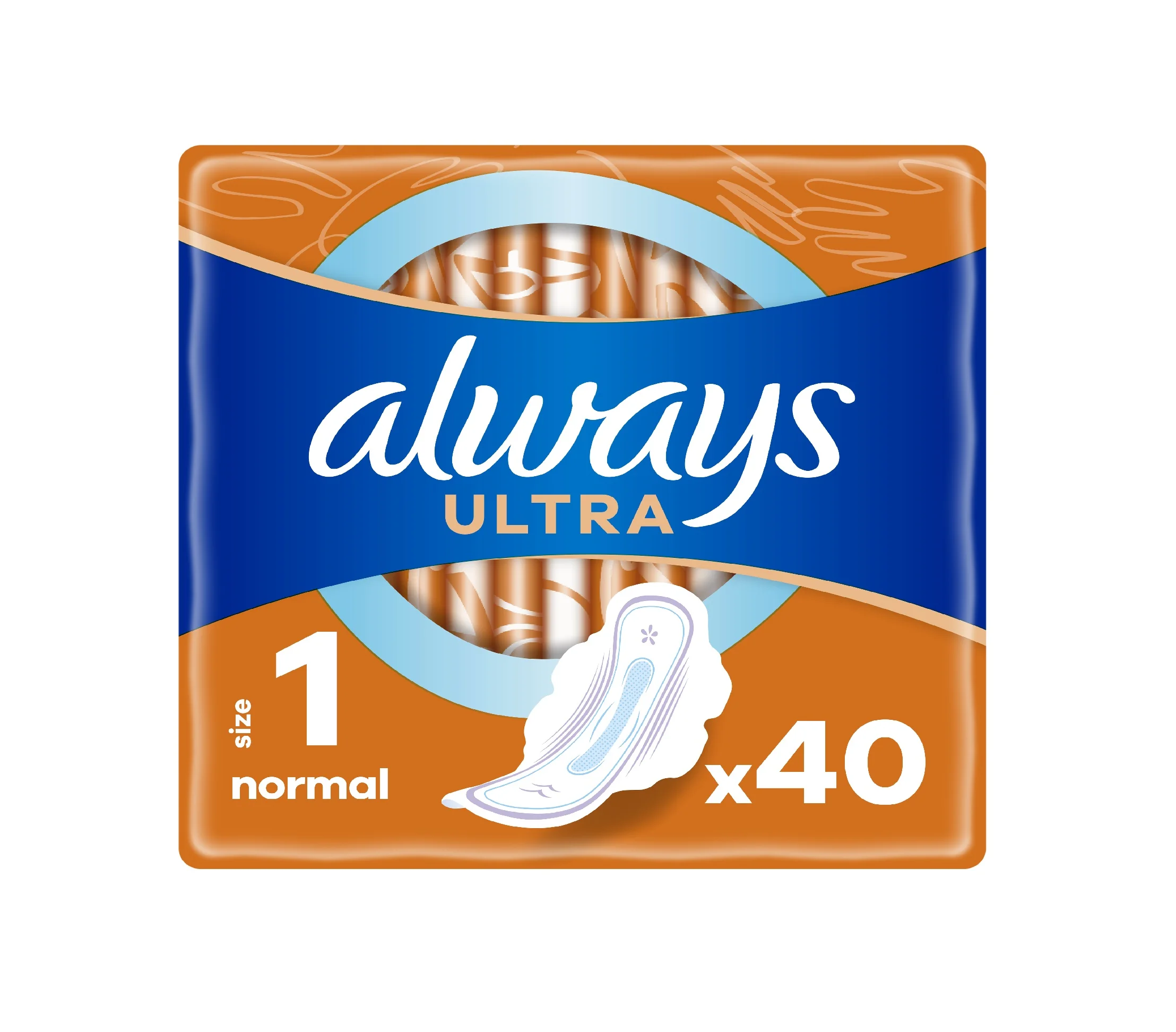 Always Ultra Normal Quatro hygienické vložky 40 ks