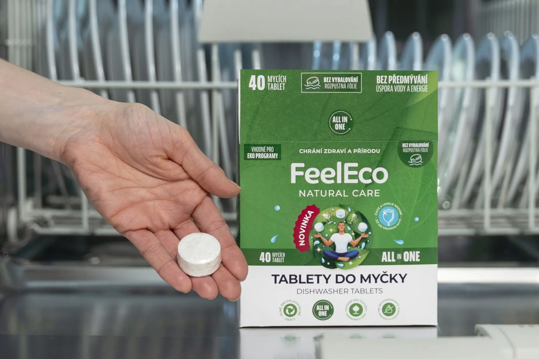 Feel Eco Tablety do myčky All in One 40 ks