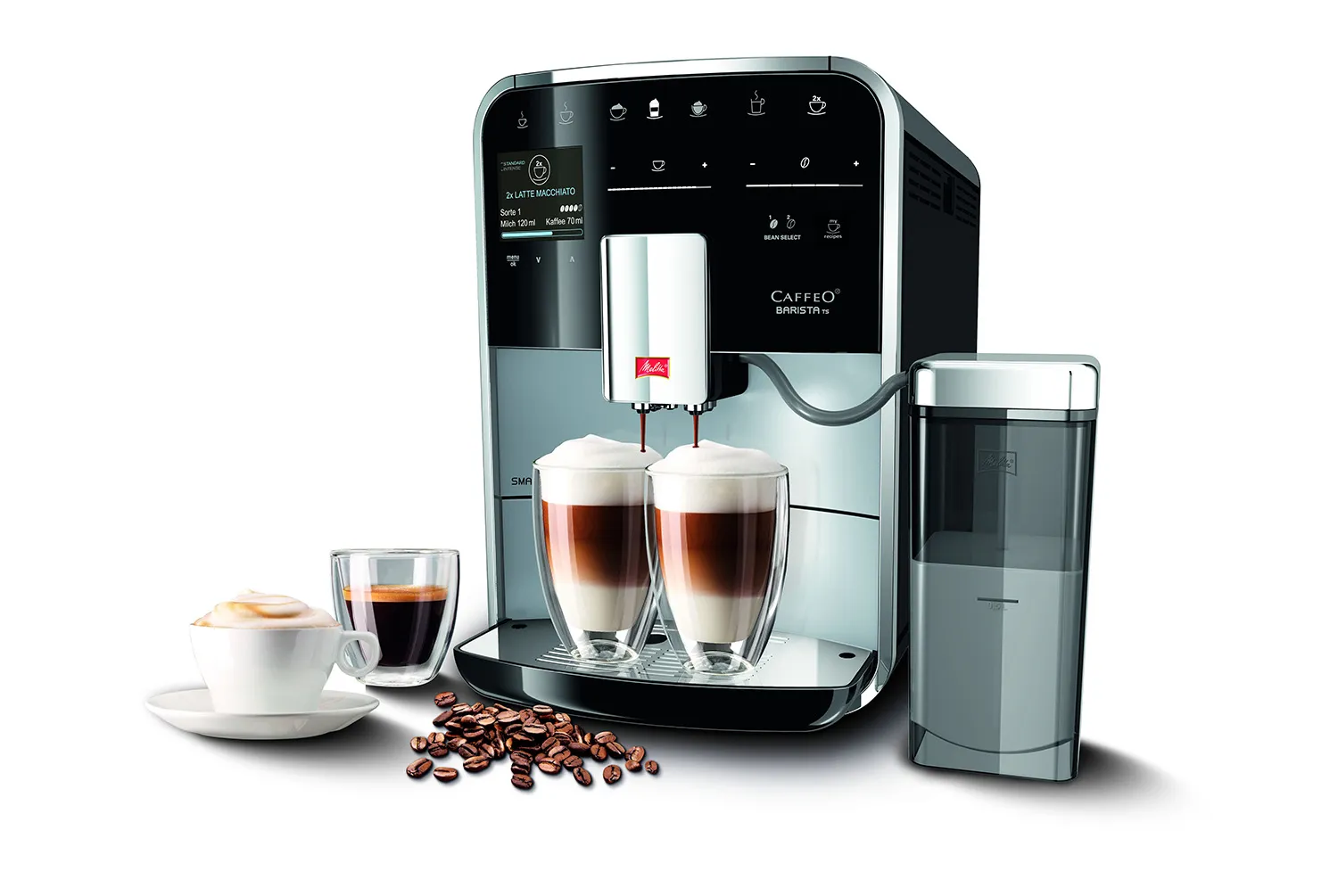 Melitta Barista TS Smart automatický kávovar stříbrný