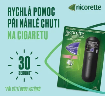 Rychlá pomoc při náhlé chuti na cigaretu – Nicorette