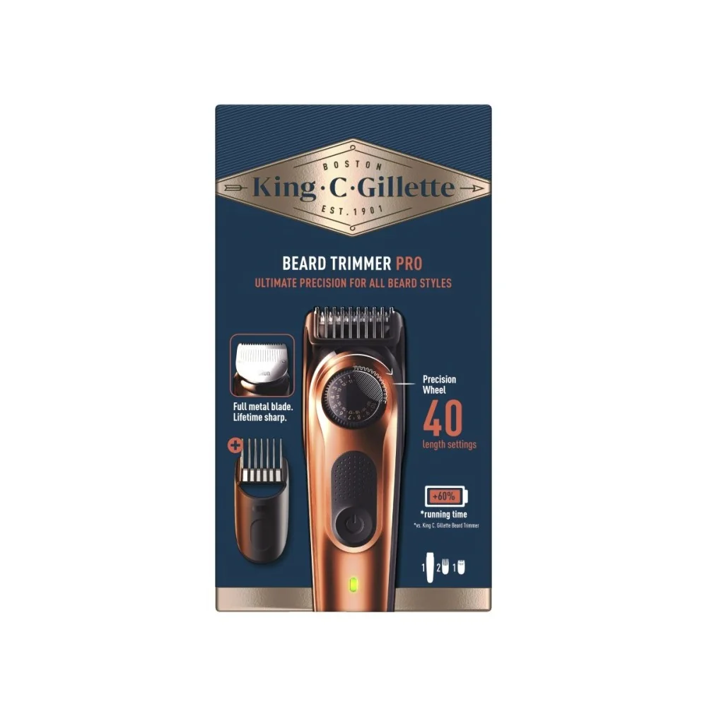 Gillette King C. Beard Trimmer PRO zastřihovač vousů