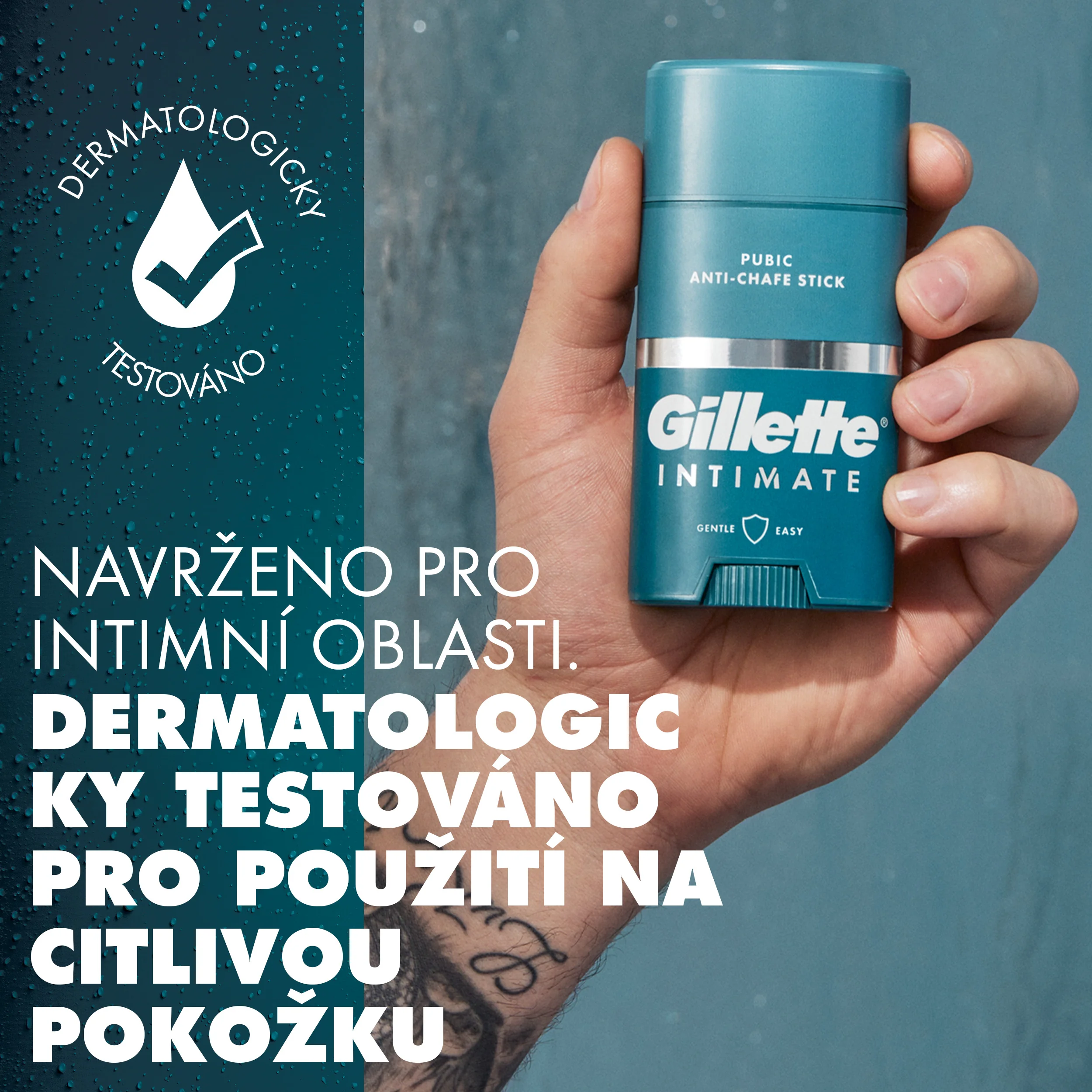 Gillette Intimní tyčinka na opruzeniny 48 g