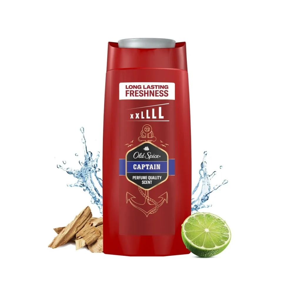 Old Spice Captain Pánský sprchový gel a šampon XXL 675 ml