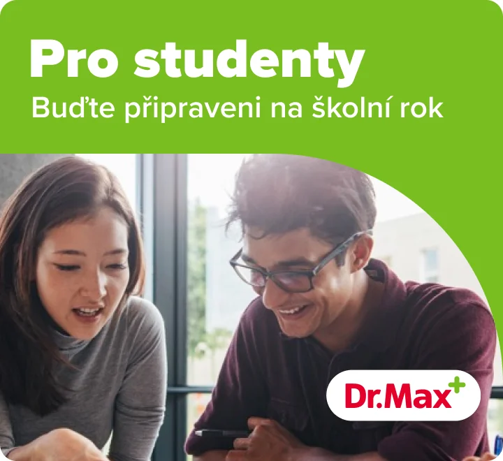 Pro studenty, buďte připraveni na školní rok s výhodnými nabídkami na e-shopu Dr. Max.