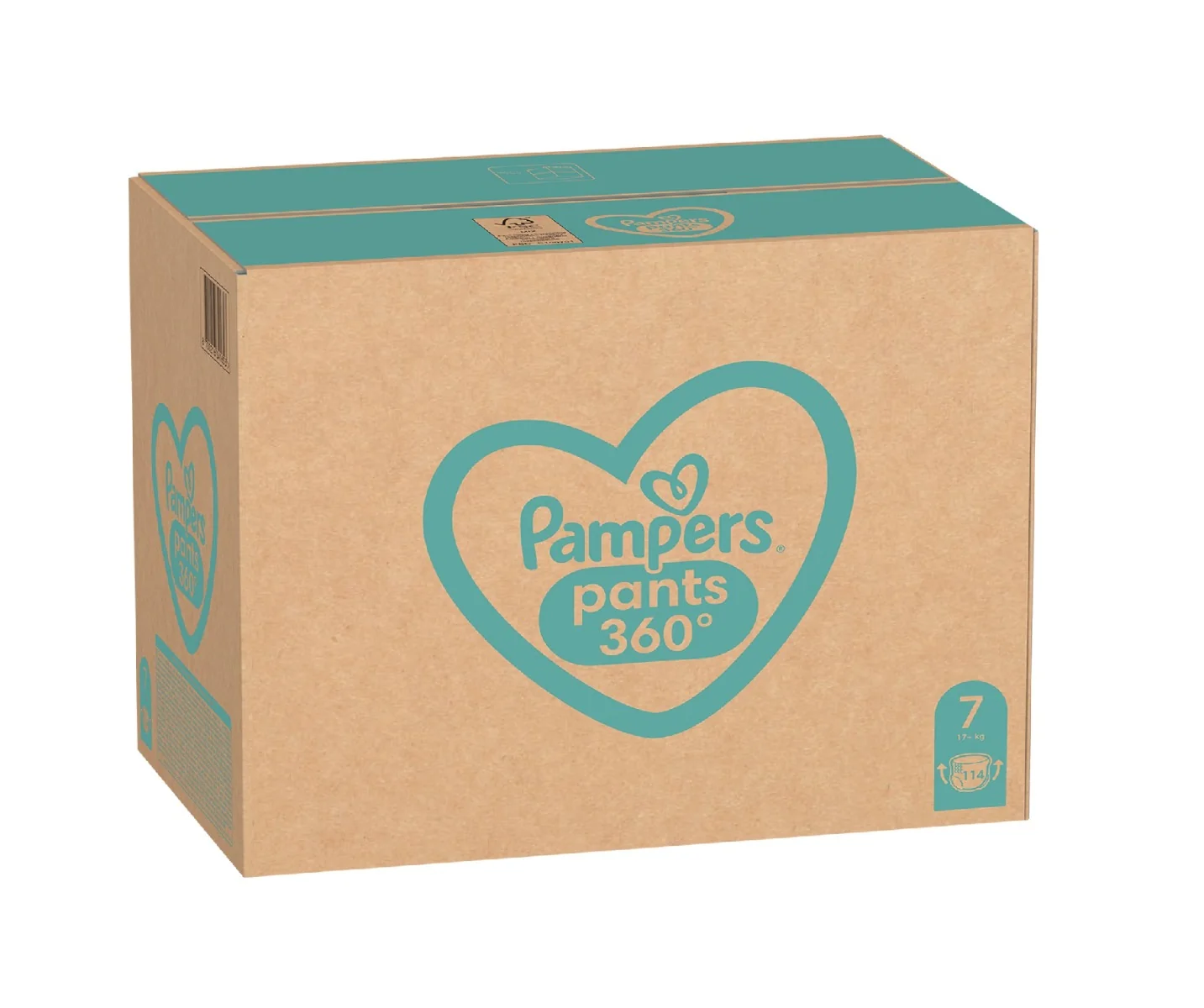 Pampers Premium Care Monthly Box vel. 7 17+ kg plenkové kalhotky 114 ks