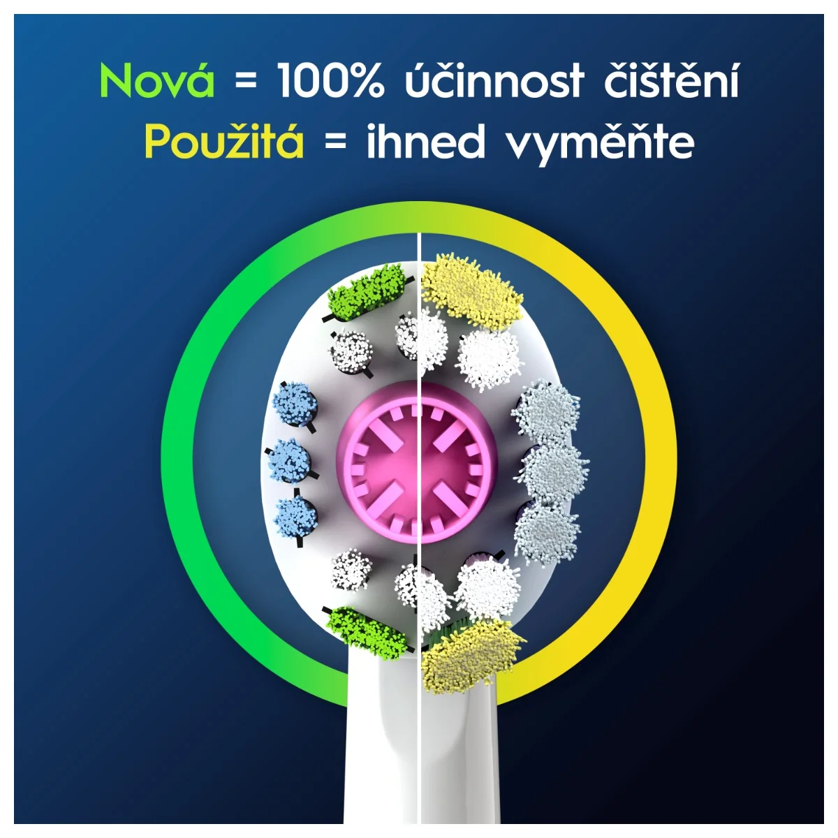 Oral-B EB 18-4 PRO 3D White náhradní hlavice 4 ks