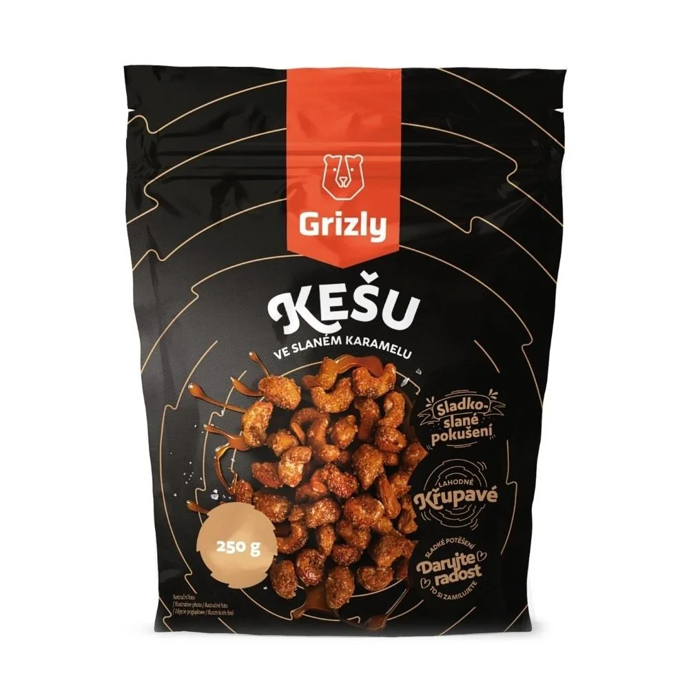 Grizly Kešu ve slaném karamelu 250 g