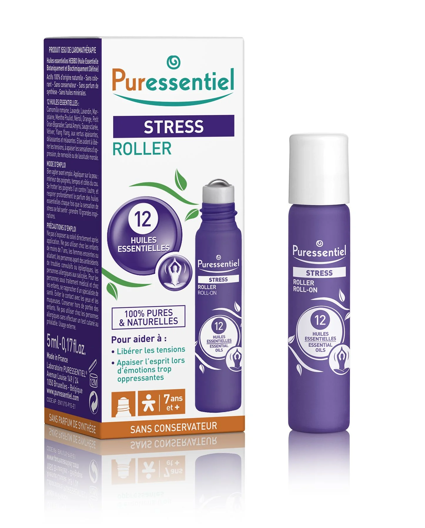 PURESSENTIEL Roll-on proti stresu 5 ml