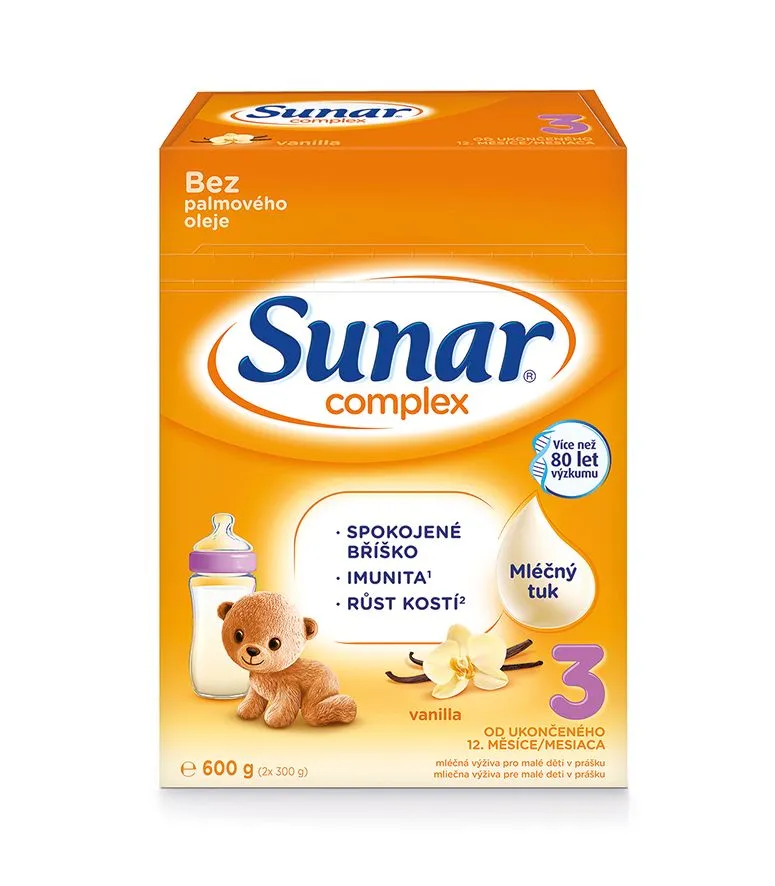 Sunar Complex 3 vanilka 600 g