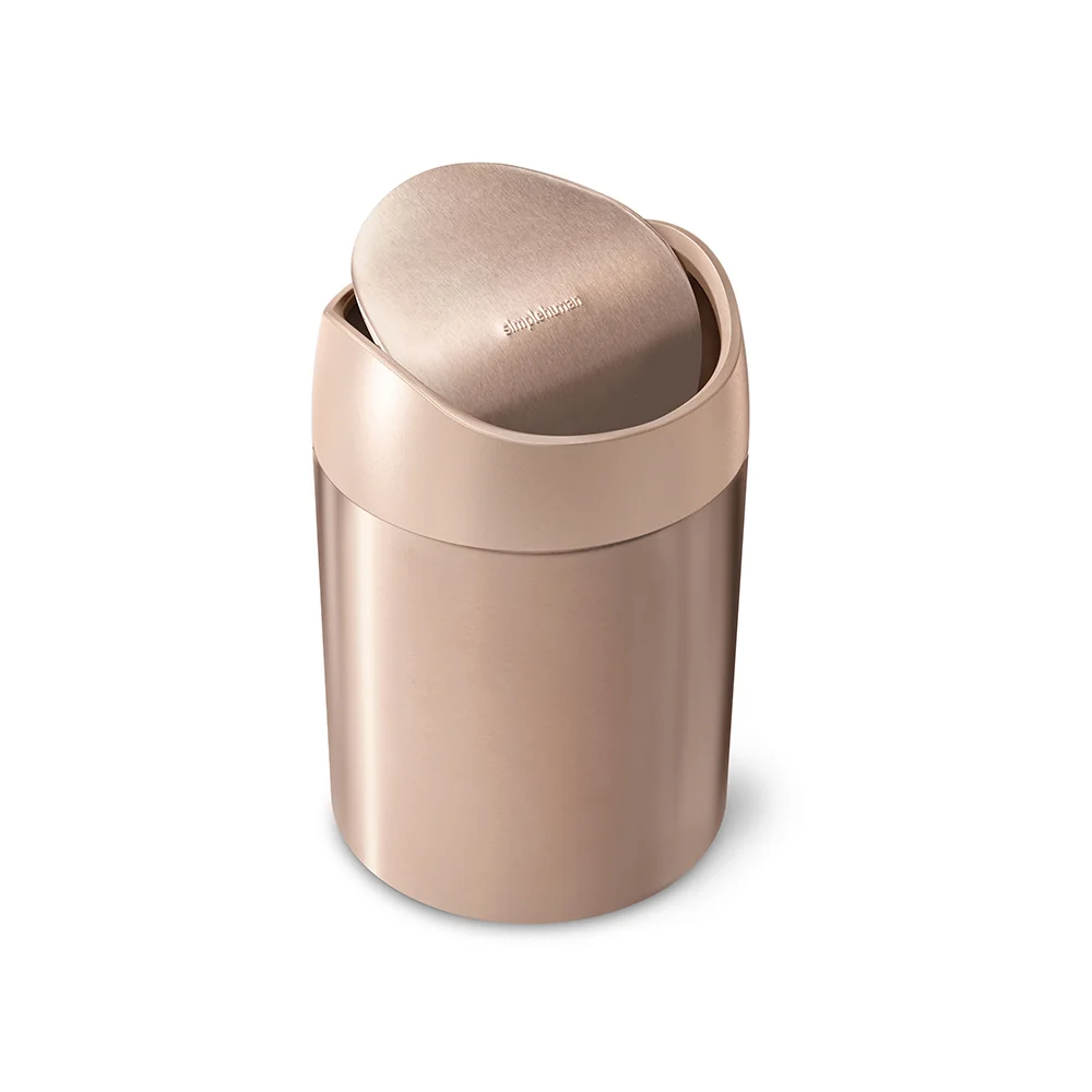 Simplehuman Mini odpadkový koš na stůl 1,5 l rose gold