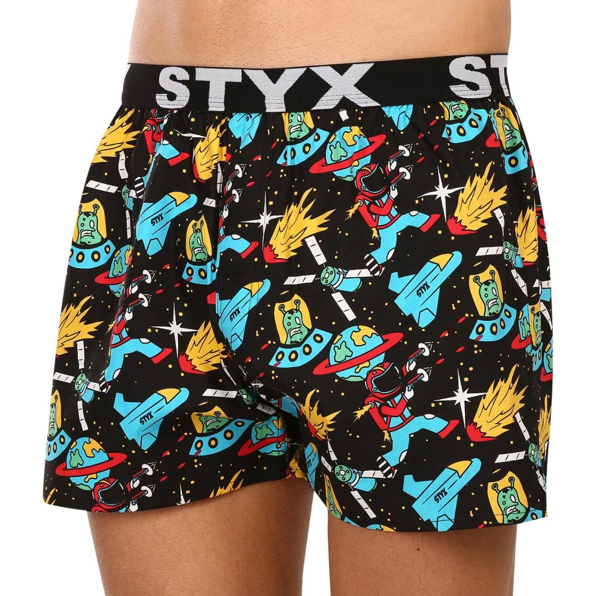 Styx 5PACK pánské trenky art sportovní guma vícebarevné (5B1460134) M 