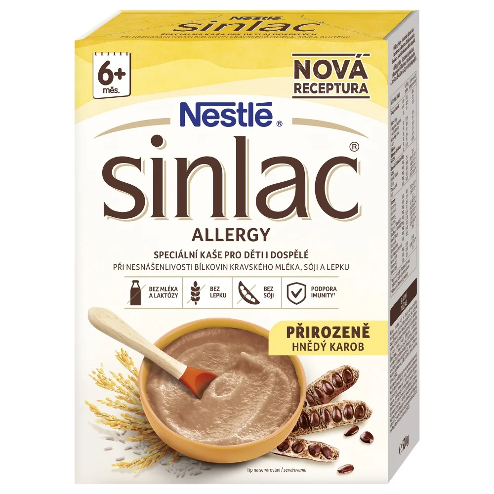 Nestlé Sinlac Allergy nemléčná kaše 500 g