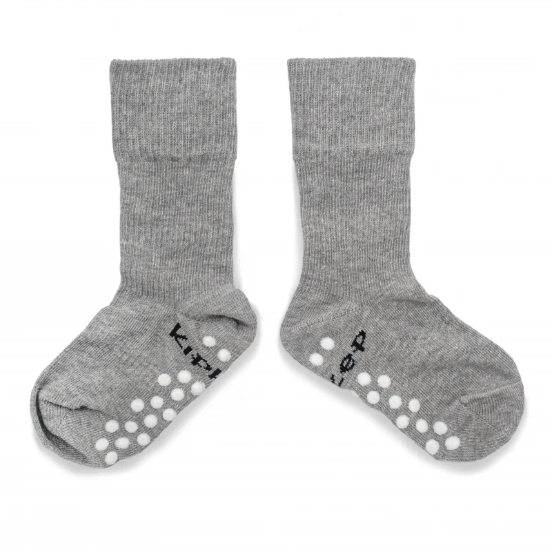 KipKep dětské ponožky Stay-on-Socks ANTISLIP 12-18m 1pár Grey 