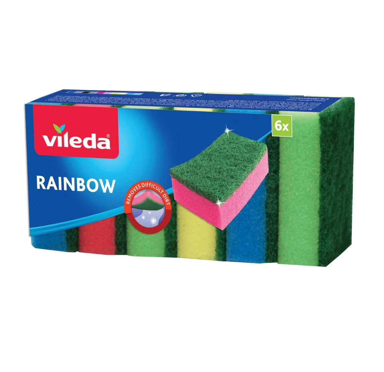 Vileda Rainbow houbička 6 ks