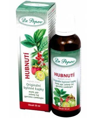 Dr. Popov Hubnutí bylinné kapky 50 ml