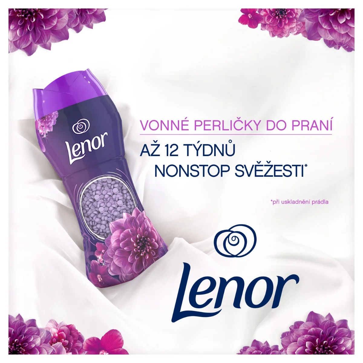 Lenor Vonné perličky Amethyst & Floral Bouquet 210 g