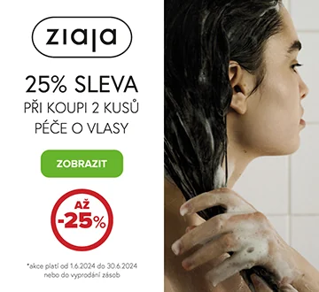 Ziaja vlasová kosmetika při 2 ks sleva 25% (červen 2024)