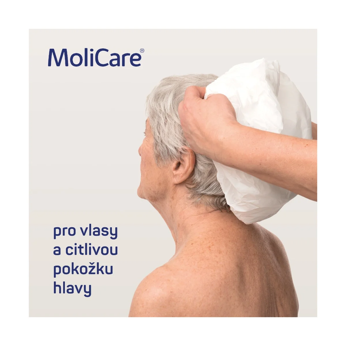 MoliCare Skin Čepice na mytí vlasů bez oplachu 1 ks