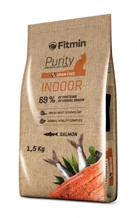 Fitmin Purity Indoor krmivo pro kočky 1,5 kg