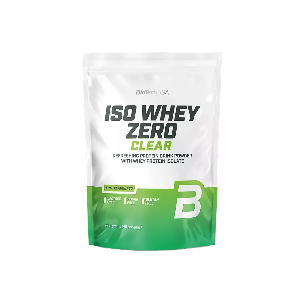 BioTech USA Iso Whey Zero Clear 1000g - limetka