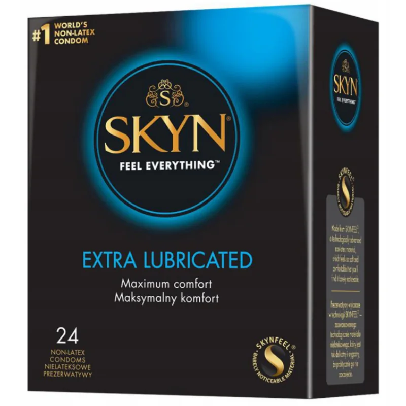 SKYN Bezlatexové kondomy extra lubrikované (24 ks)