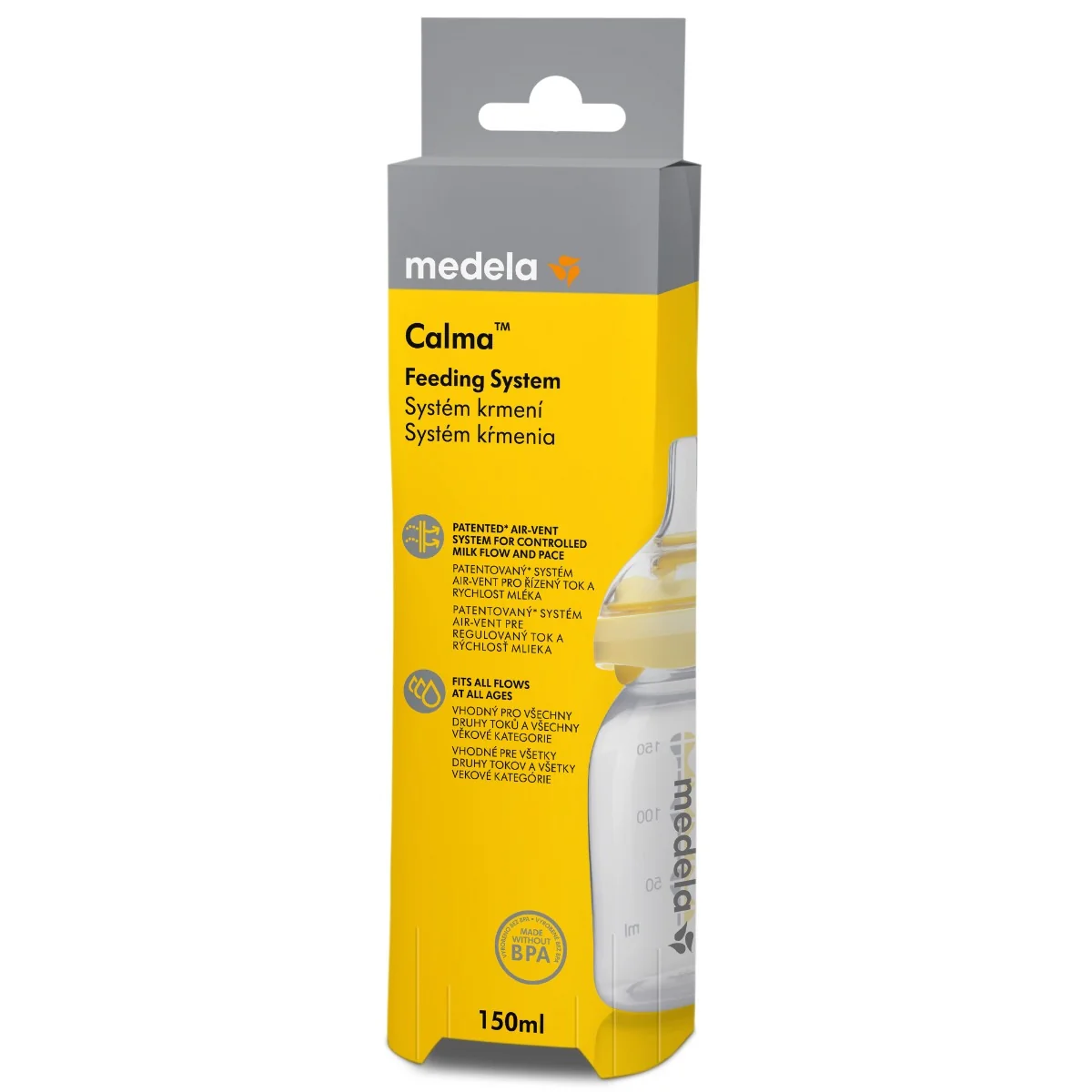 Medela Calma láhev pro kojené děti 150 ml 1 ks