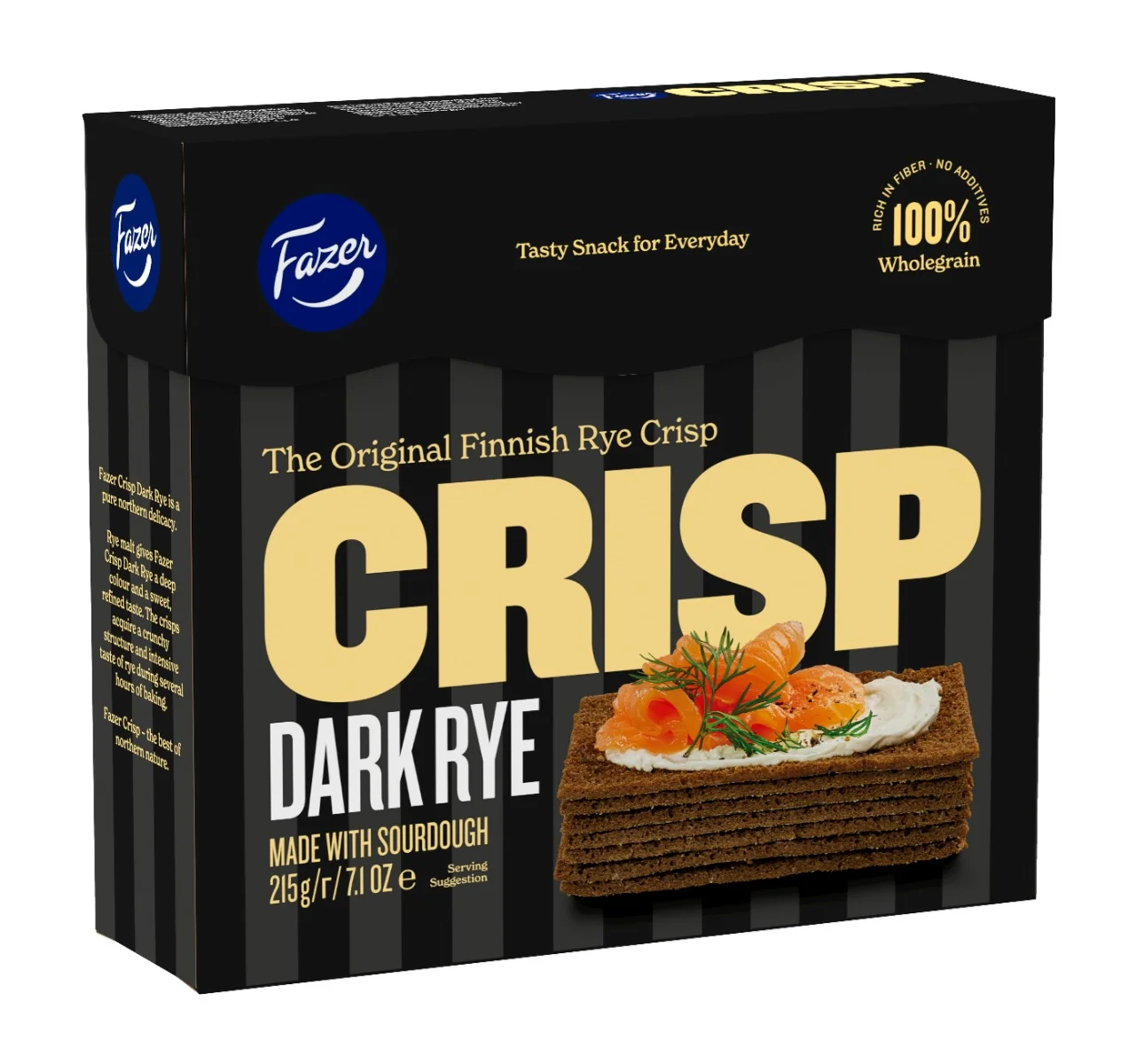 Fazer Crisp Tmavé žitné křupavé plátky 215 g