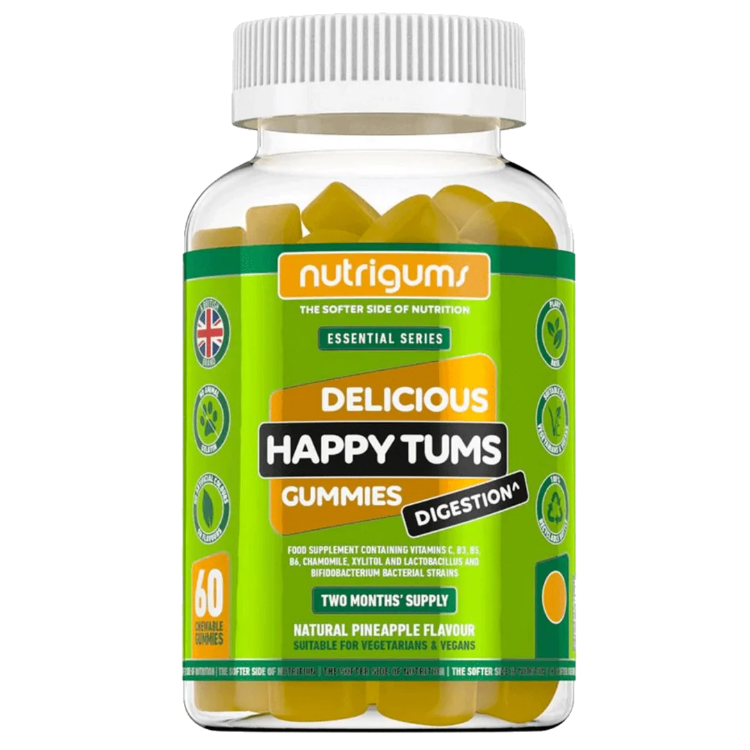 Nutrigums Happy Tums Digestion 60 želé - ananas