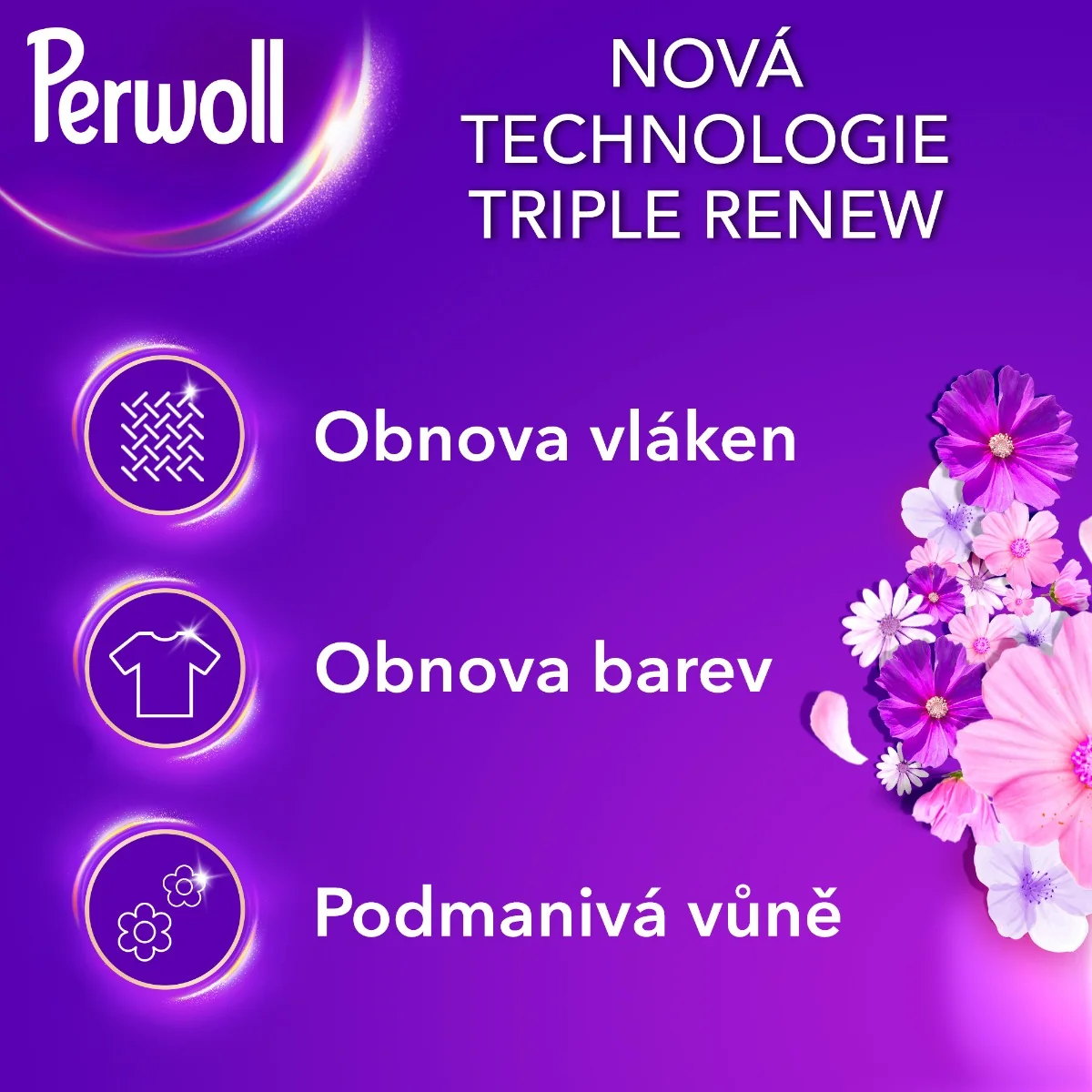 Perwoll Prací gel Blossom 3,75 l 75 dávek