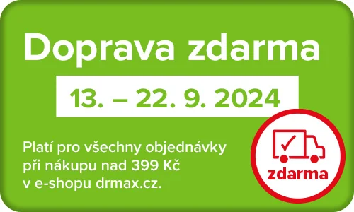 Doprava zdarma 13. - 22. 9. 2024