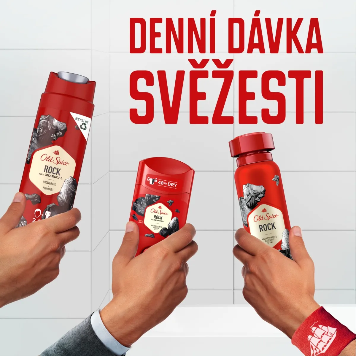 Old Spice Rock Pánský tuhý antiperspirant a deodorant 50 ml