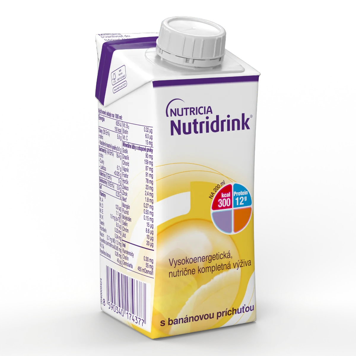 Nutridrink s příchutí banánovou 200 ml