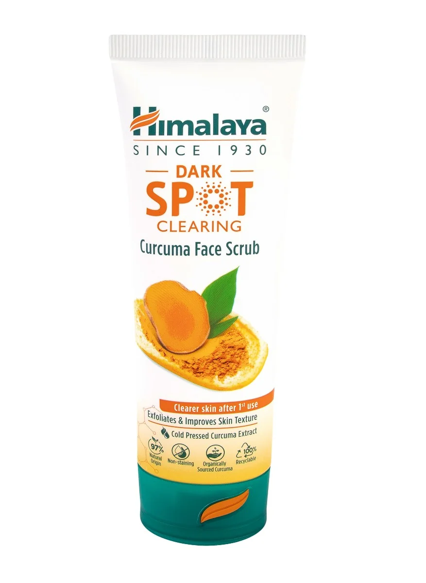 Himalaya Herbals Pleťový peeling s kurkumou 75 ml