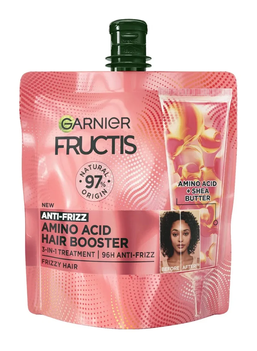 Garnier Fructis Hair Anti-Frizz Amino Acid Booster vlasová péče 3v1 60 ml