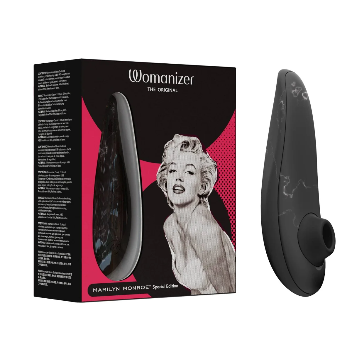 Womanizer Marilyn Monroe black marble 