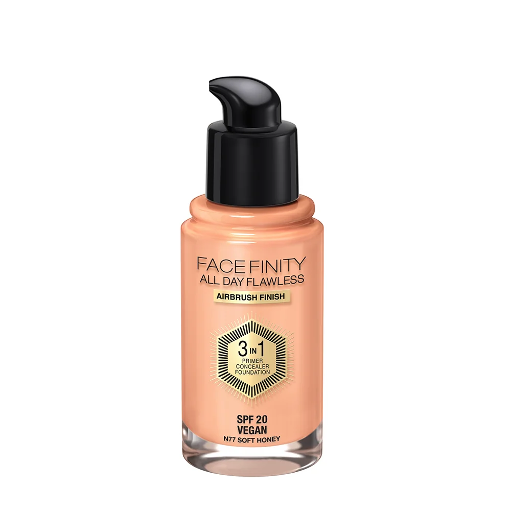 Max Factor Facefinity All day Flawless 3v1 make-up 77 Soft Honey 30 ml