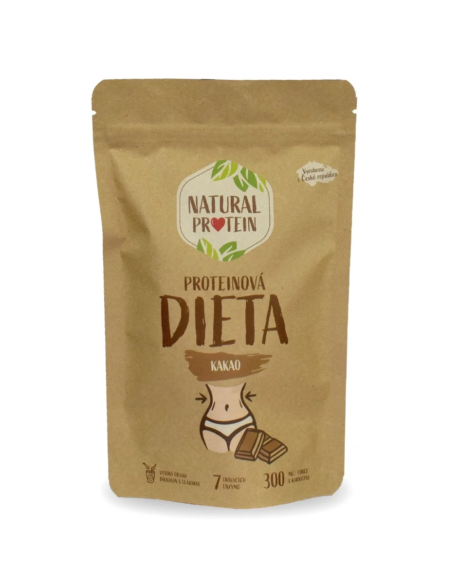 NaturalProtein Proteinová dieta kakao 350 g