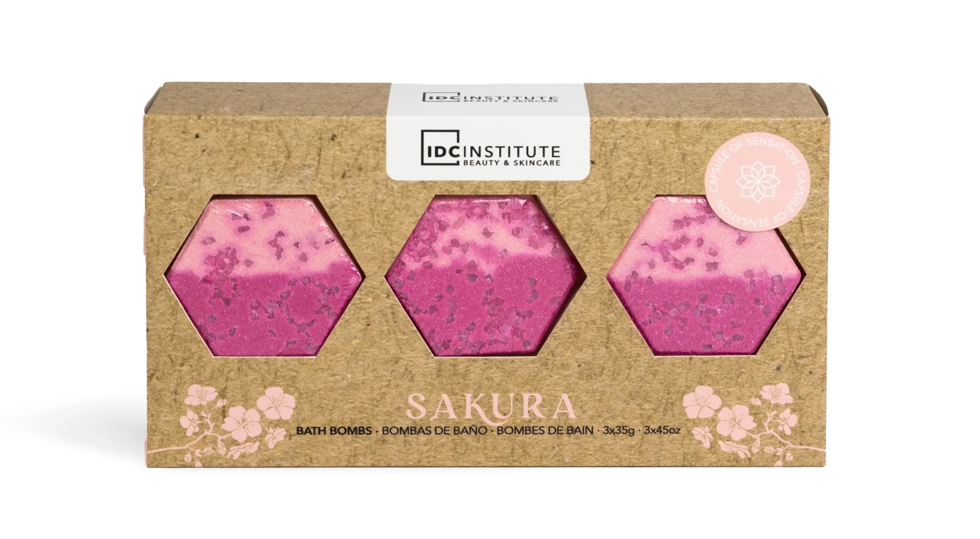 IDC Institute Sakura sada bomb do koupele 3x35 g