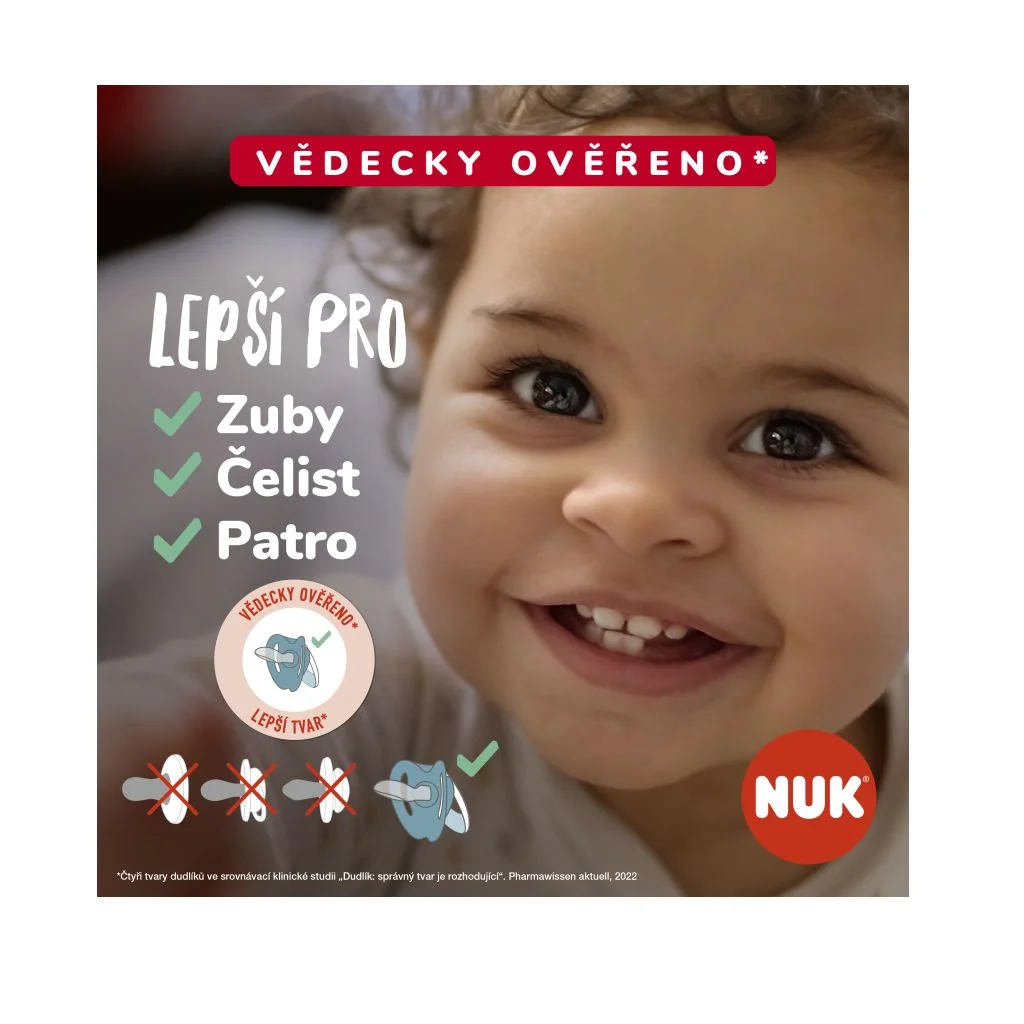 NUK Dudlík Star latexový 0-6m box 1 ks