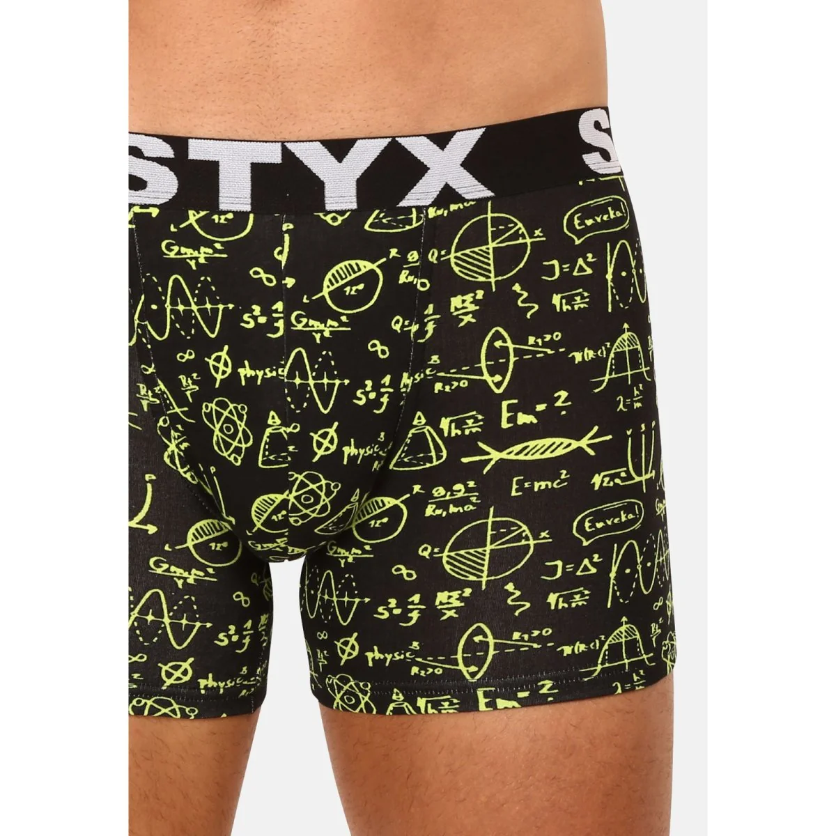 Styx Pánské boxerky long art sportovní guma fyzika (U1652) XXL 