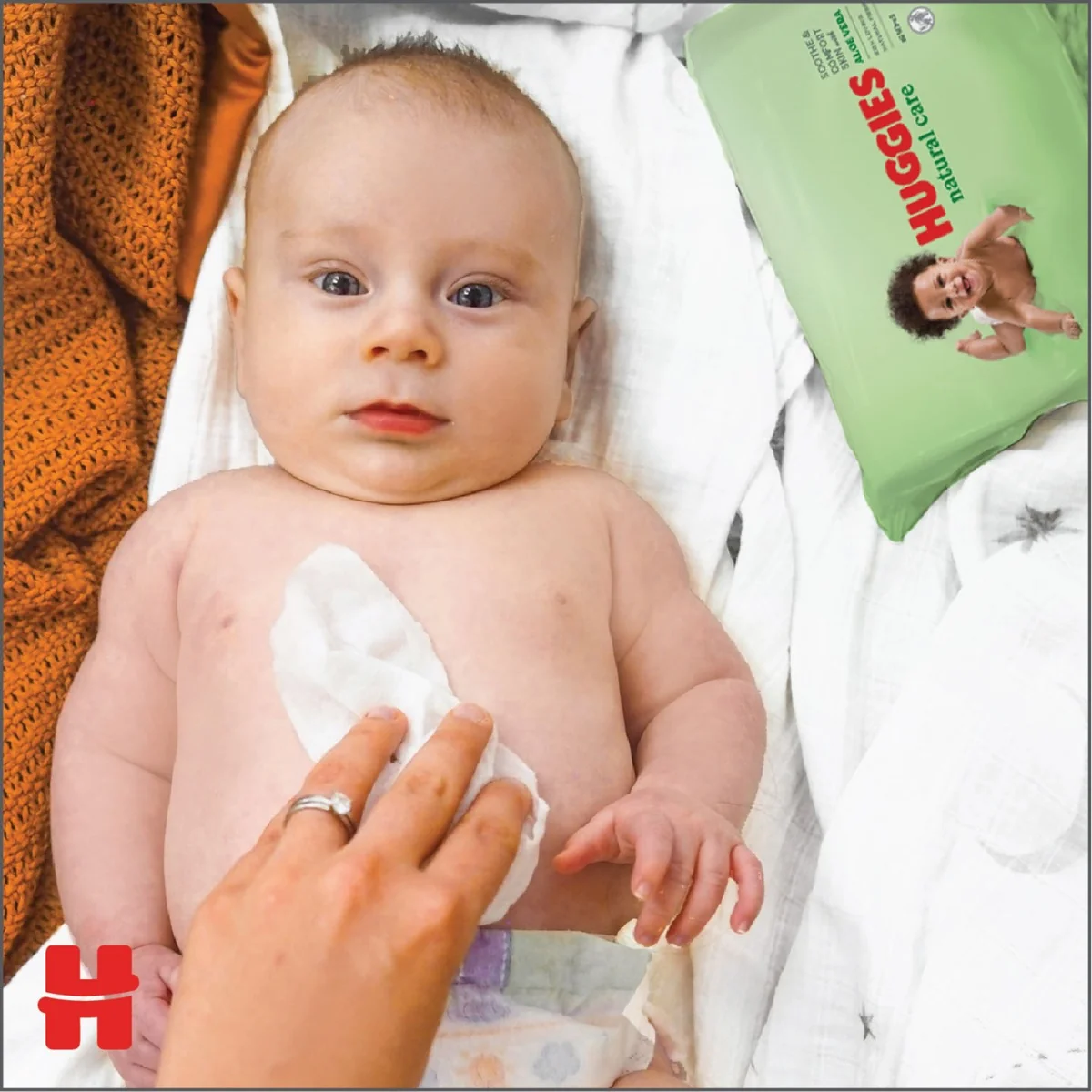 Huggies Natural Care Triplo vlhčené ubrousky 3x56 ks