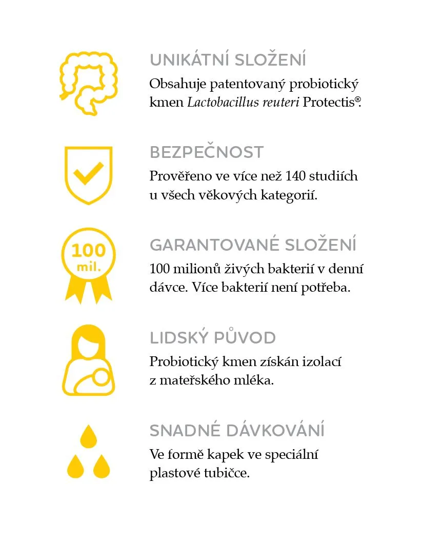 Biogaia Protectis probiotické kapky pro děti od narození 10 ml