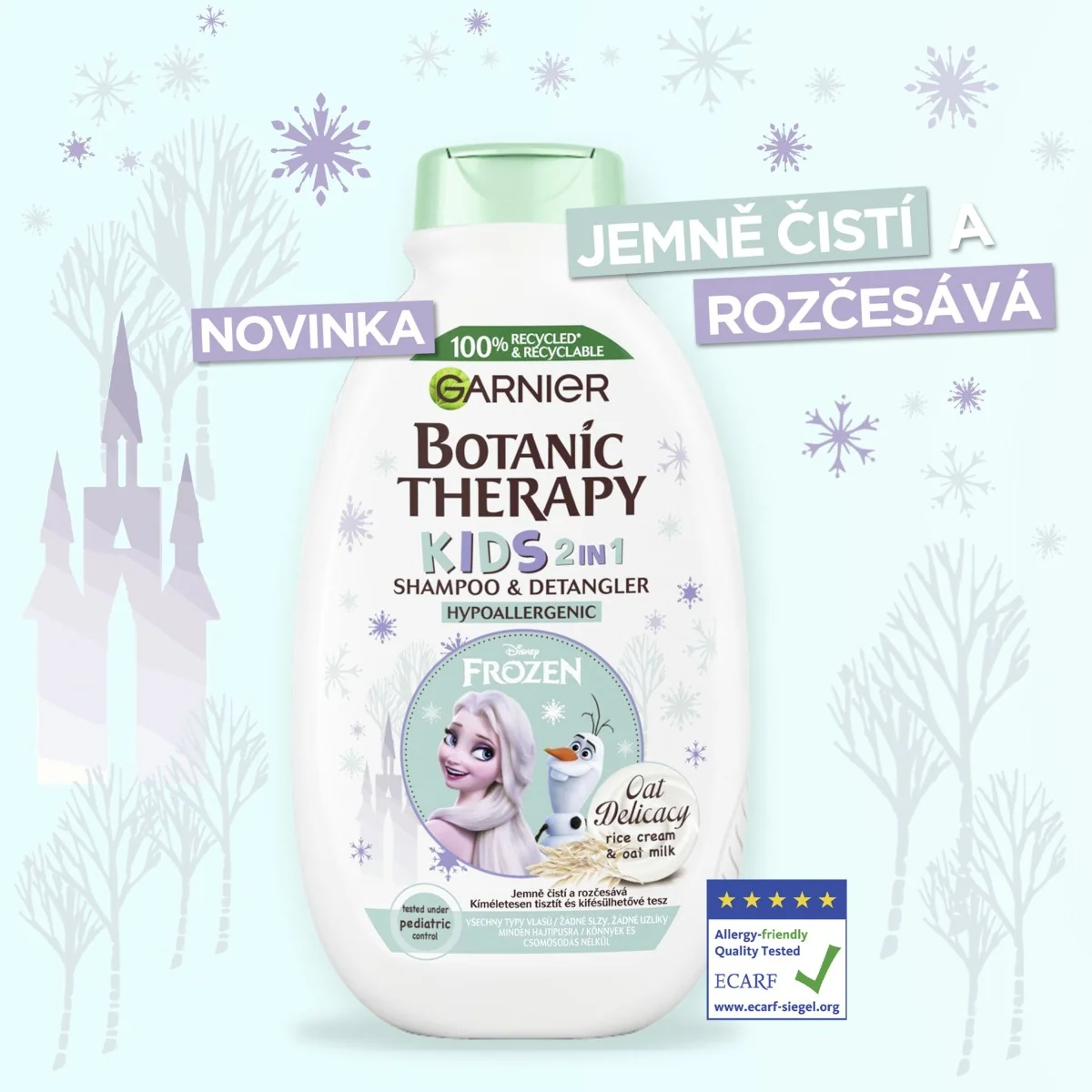 Garnier Botanic Therapy Disney Frozen Kids 2v1 šampon a kondicionér 400 ml