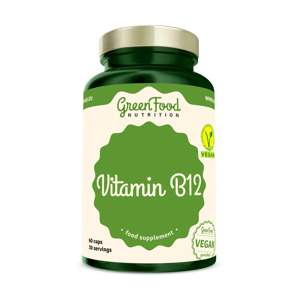 GreenFood Nutrition Vitamin B12 60 kapslí