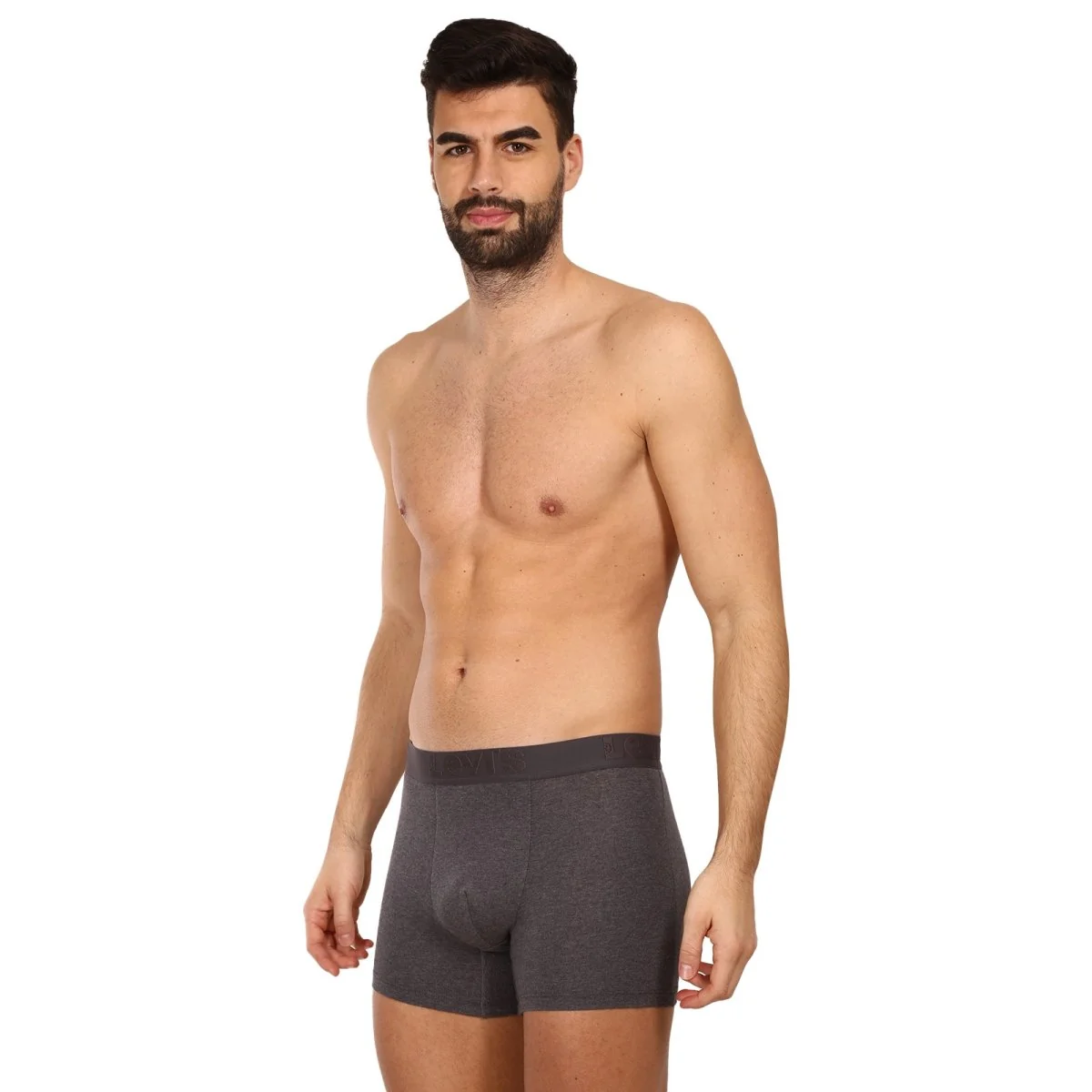 Levis 3PACK pánské boxerky šedé (905045001 007) M 