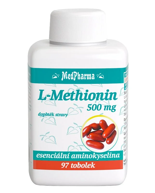 Medpharma L-Methionin 500 mg 97 tobolek