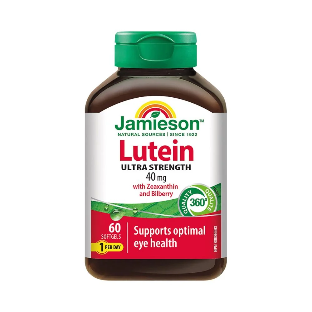 Jamieson Lutein se zeaxantinem a borůvkami 60 kapslí