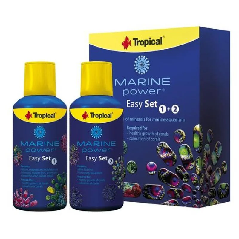 Tropical Easy Set 2x250ml sada pro komplexní doplňování prvků v malých mořských a 